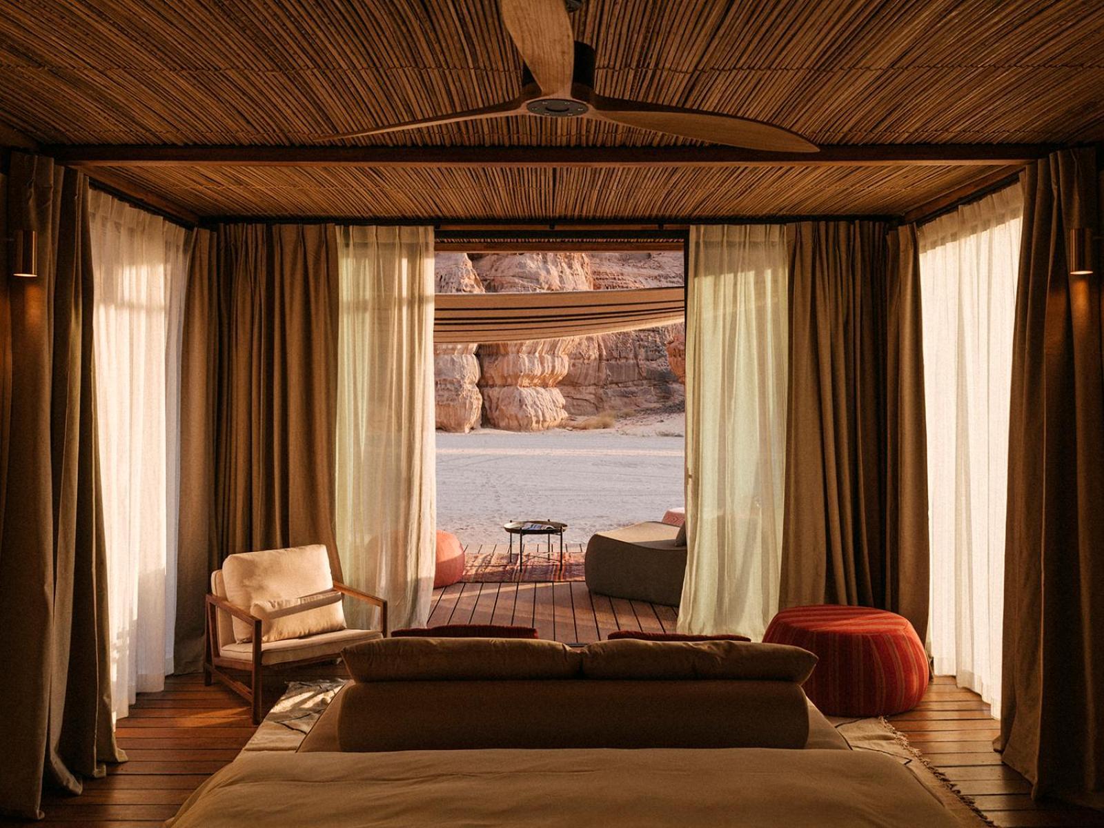 Our Habitas Alula Hotel Al-ʿUla Exterior photo Interior of a suite