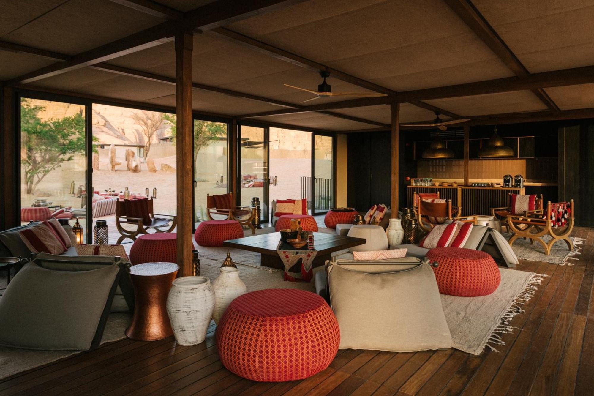 Our Habitas Alula Hotel Al-ʿUla Exterior photo The interior of the B2 lounge